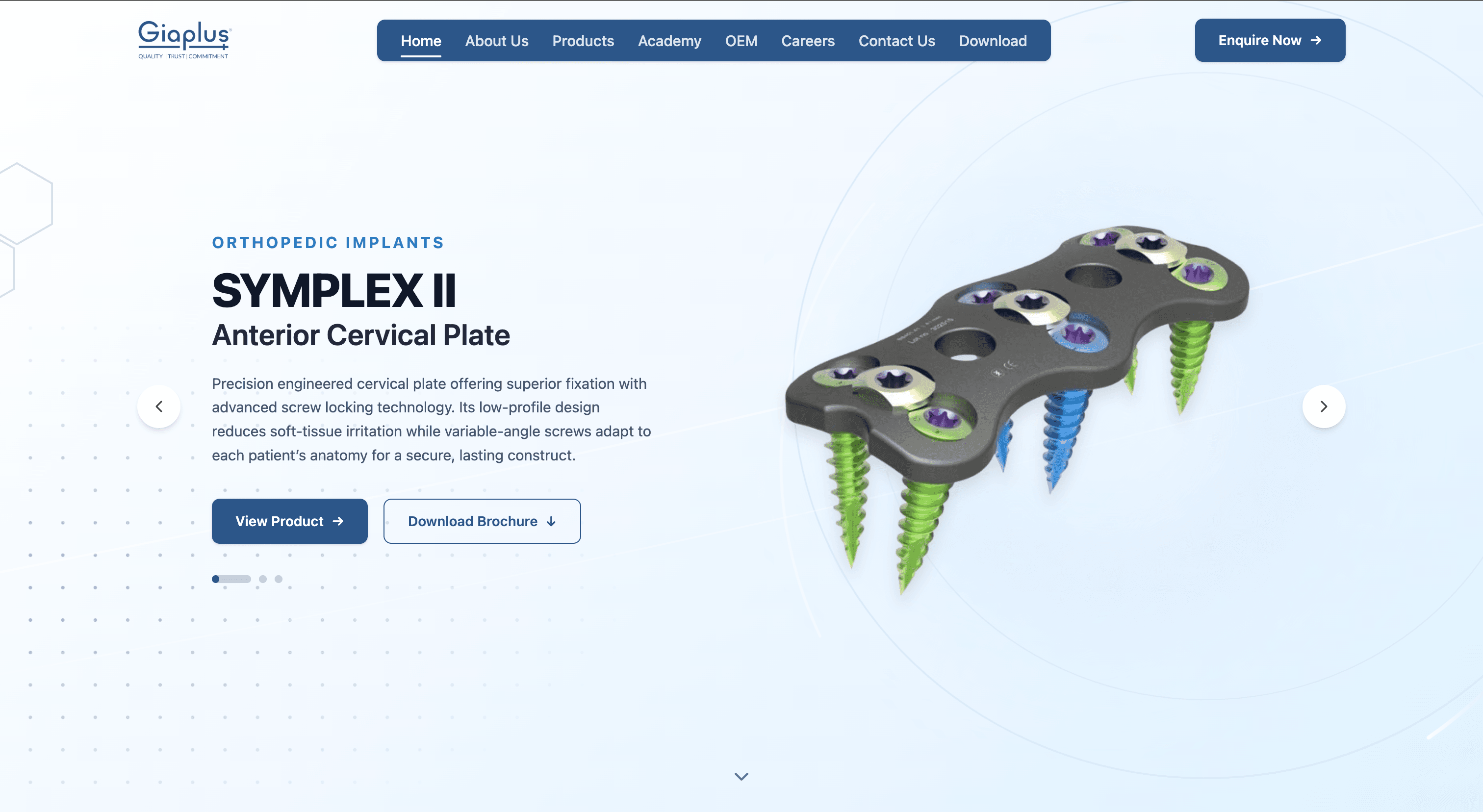 GiaPlus Healthcare — Orthopedic Medical Devices